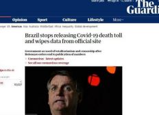 Imagem de Por esconder mortes por Covid-19 Brasil é destaque no Mundo