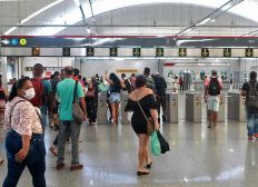 Imagem de Mais de 112 mil pessoas tiveram a temperatura monitorada por câmeras nas estações de metrô da Lapa e de Pirajá