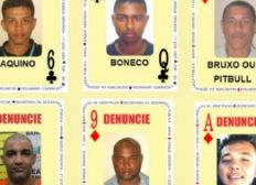 Imagem de 'Baralho do Crime' é atualizado e recebe seis novos foragidos da Justiça da Bahia 