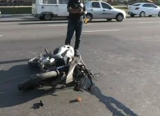 Imagem de Motociclista morre após bater veículo em poste na Avenida ACM, em Salvador