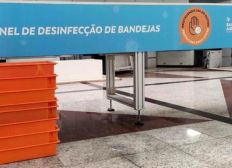 Imagem de Aeroporto de Salvador cria túnel de desinfecção 