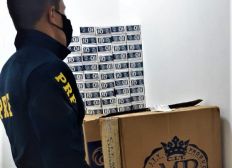 Imagem de PRF apreende carro com 25 mil reais em cigarros contrabandeados na BR 116