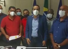 Imagem de Sindicato dos Rodoviários e prefeitura fecham acordo para pagamento dos trabalhadores da CSN; minuta é assinada