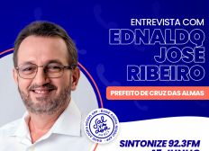 Imagem de Ligação Direta recebe o prefeito de Cruz das Almas, Ednaldo José Ribeiro nesta terça-feira (15)