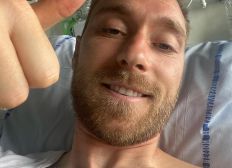Imagem de Após parada cardíaca em campo, Christian Eriksen recebe alta de hospital 