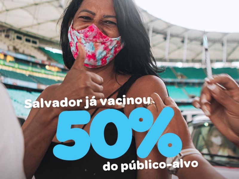 Imagem de 'Salvador já vacinou mais de 50% do público-alvo', afirma Bruno Reis