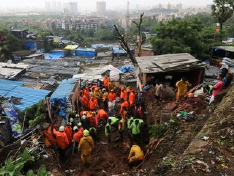 Imagem de Deslizamentos de terra deixam ao menos 30 mortos em Mumbai