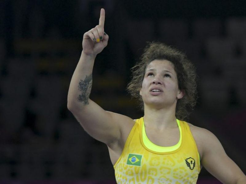 Imagem de Olimpíada: Laís Nunes perde no torneio feminino de wrestling