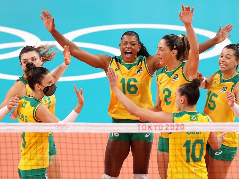 Imagem de Olimpíadas: Brasil vence Coreia do Sul e se classifica para as finais do vôlei feminino