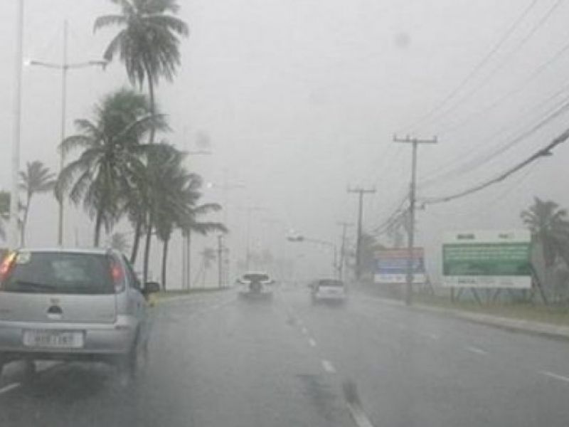 Imagem de Federação registra o maior índice de chuva na noite deste sábado (7)