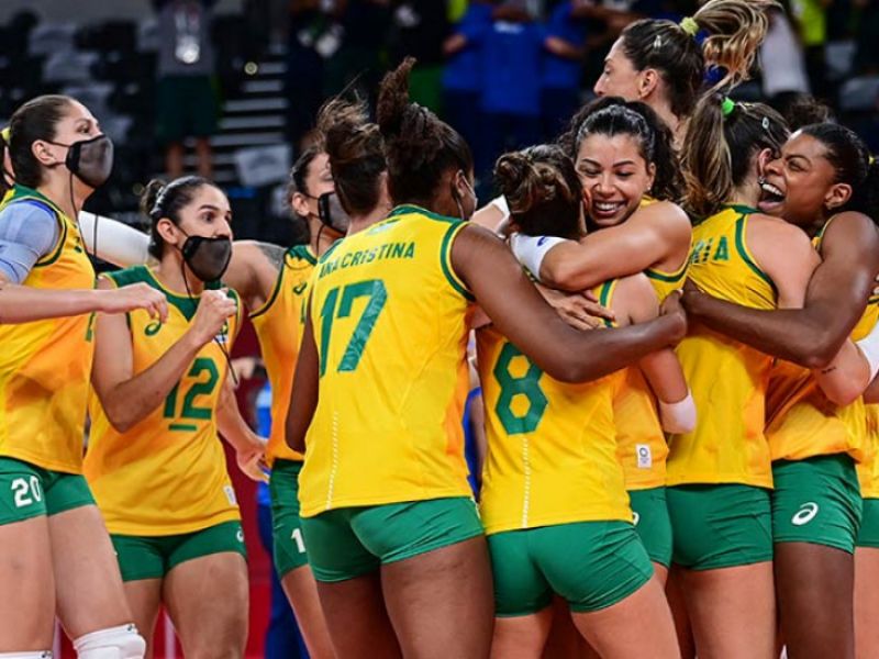 Imagem de Brasil vence Argentina no Sul-Americano de vôlei feminino