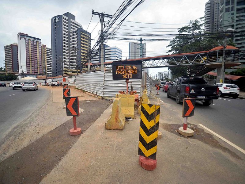 Imagem de Avenida Tancredo Neves terá desvio no trânsito a partir deste sábado (18)  