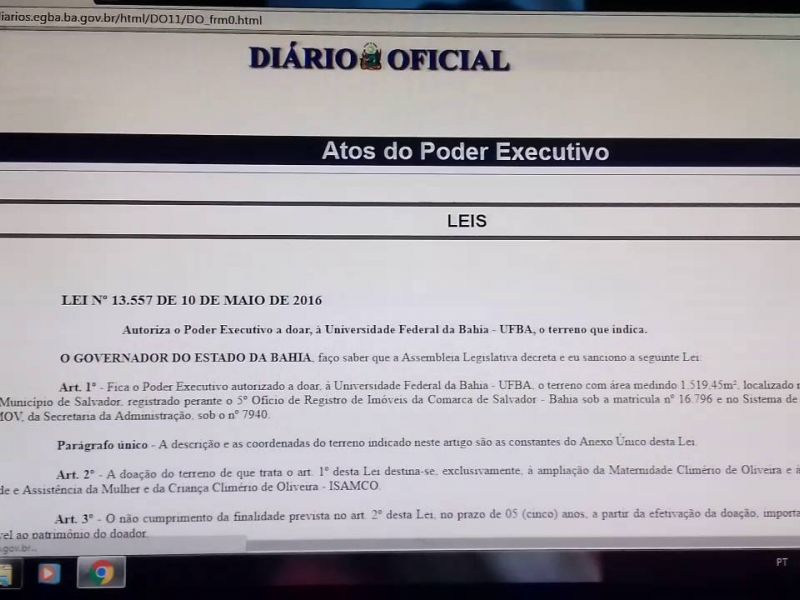 Imagem de Diário Oficial da Bahia só terá veiculação na versão digital a partir desta terça 