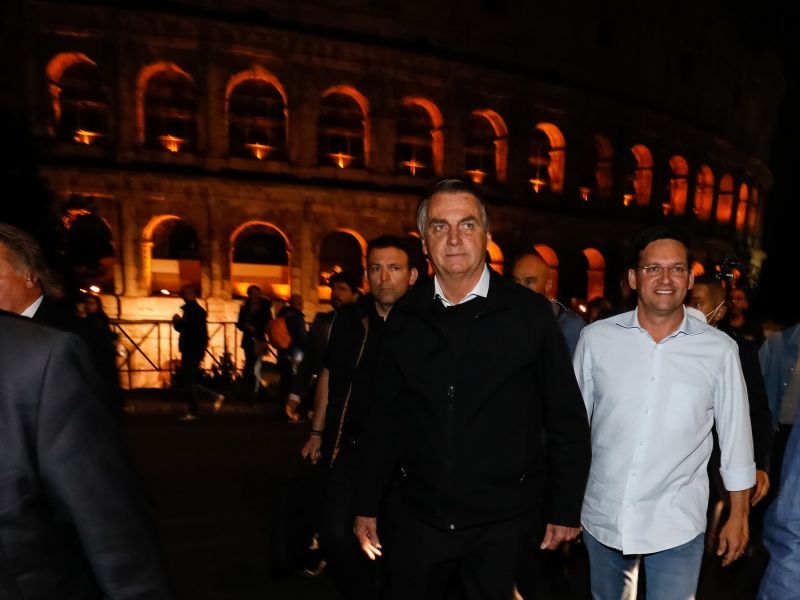 Imagem de Visita de Bolsonaro à Itália é marcada por prostestos