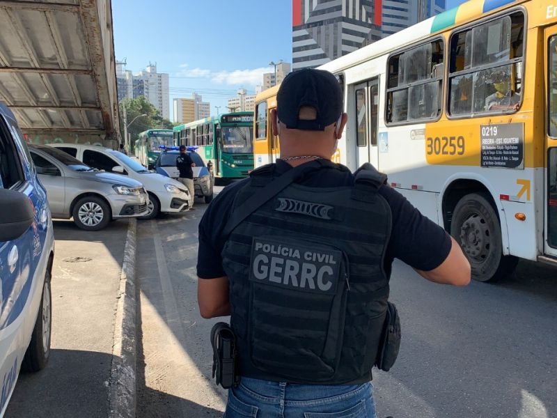 Imagem de Operação Madruga: GERRC prende assaltante de ônibus horas após roubo na Bonocô