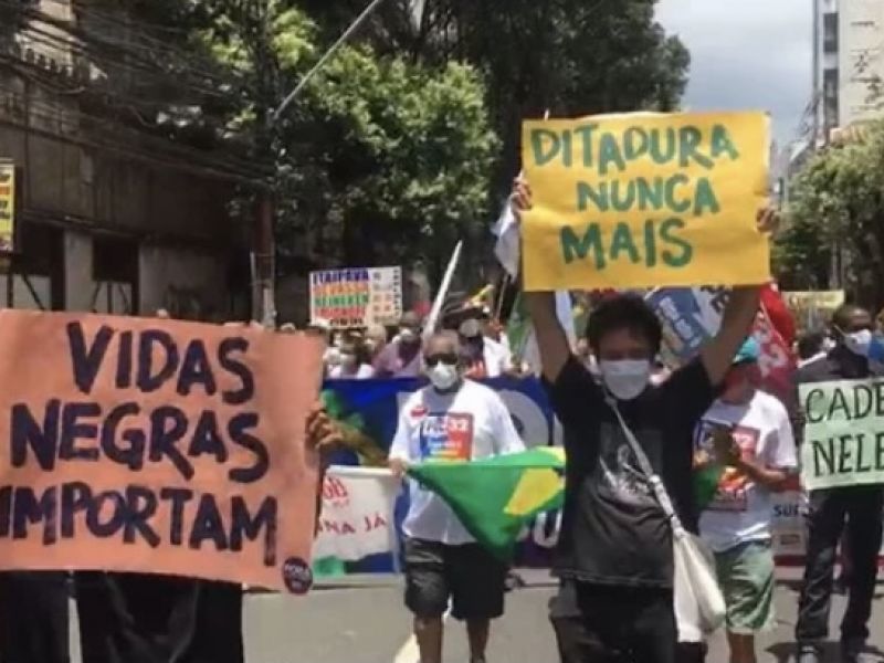 Imagem de Manifestações contra Bolsonaro acontece neste sábado em Salvador e outras capitais do Brasil