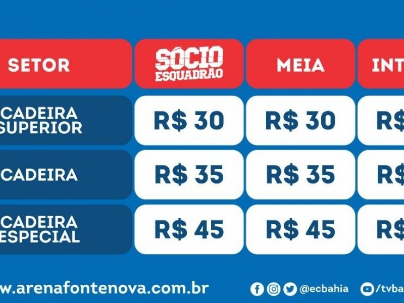 Imagem de CBF altera horário de jogo e Bahia faz promoção de ingresso