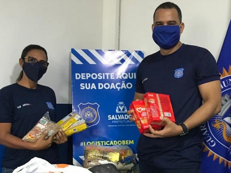 Imagem de Campanha da Guarda Municipal arrecada alimentos até dia 20