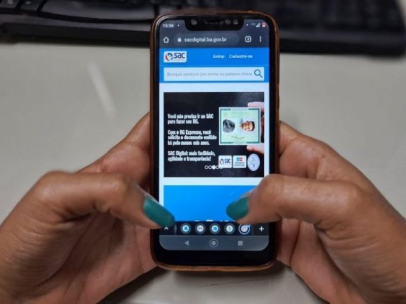 Imagem de Serviços para acesso ao Conecte SUS e agendamento da Hemoba são disponibilizados no SAC Digital