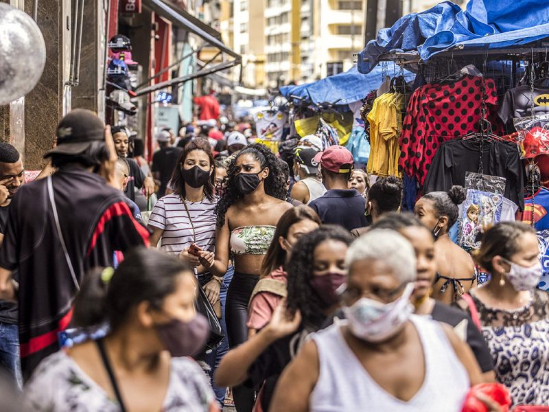 Imagem de Ômicron leva São Paulo a reavaliar liberação de máscaras