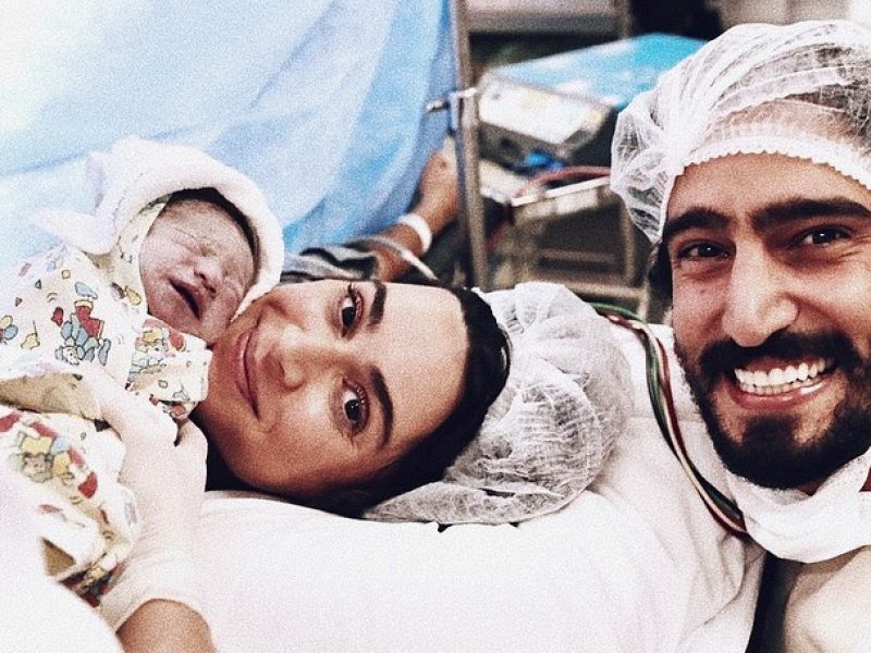 Imagem de Nasce Francisco, filho de Thaila Ayala e Renato Góes