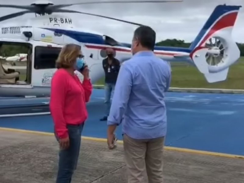 Imagem de Chuvas na Bahia: Governador e secretários desembarcam em Ilhéus na manhã deste domingo (26)