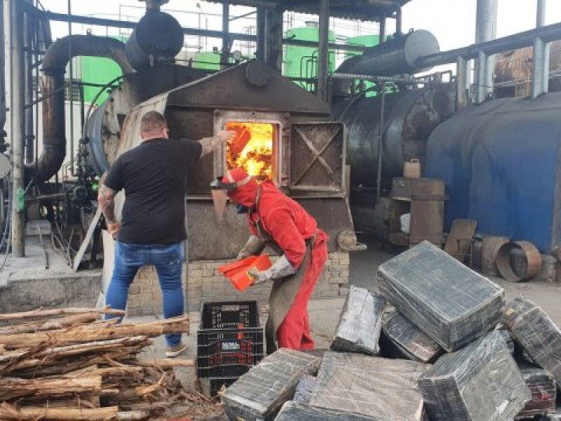Imagem de Polícia Civil incinera 2 toneladas de maconha em Feira de Santana