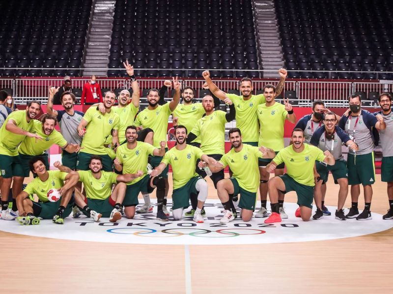 Imagem de  Brasil estreia com vitória no Centro Sul-Americano de handebol