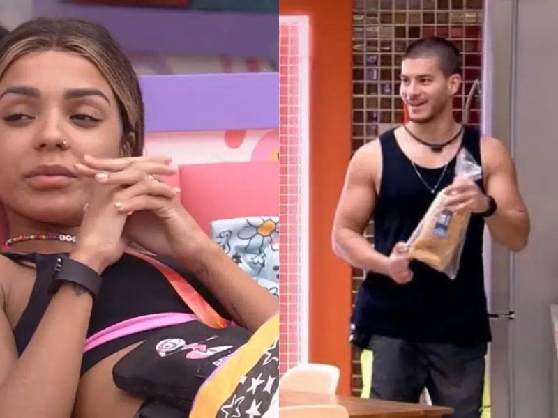 Imagem de BBB 22: Arthur descarta puxar Brunna para o Paredão, caso seja indicado