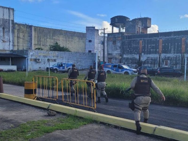 Imagem de SSP diz que PM vez varredura após início de rebelião na Mata Escura
