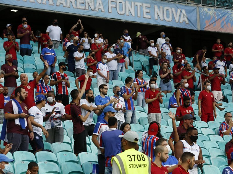 Imagem de Jogos na Bahia voltam a ter 50% limite máximo de torcedores no estádio