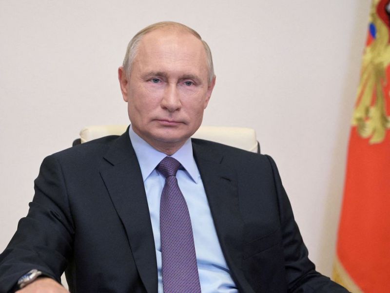 Imagem de Putin vê "mudanças positivas" nas negociações com Ucrânia