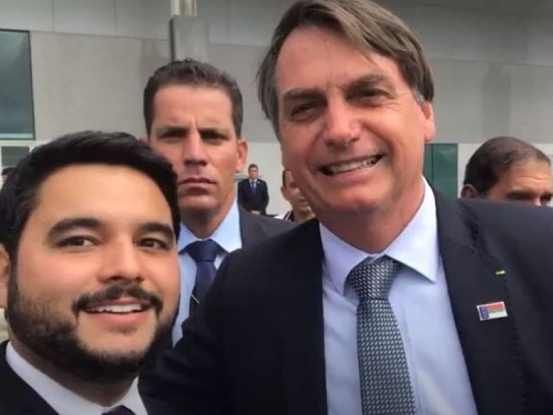 Imagem de Sugerido para vice de Jerônimo, Hagge tem vídeo com Bolsonaro e é fã do 'Véio da Havan'