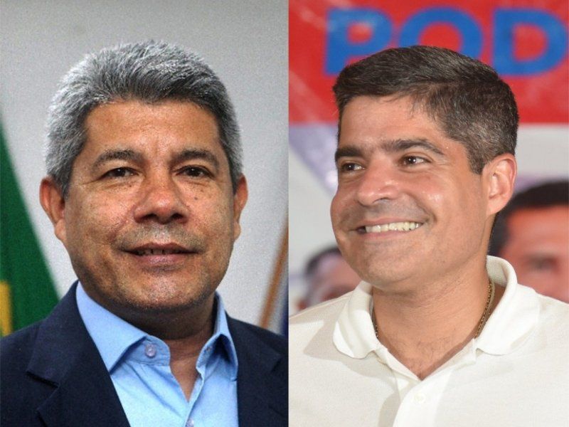 Imagem de ACM Neto tem 56% e Jerônimo Rodrigues alcança 19,4% com apoio de Lula, aponta pesquisa