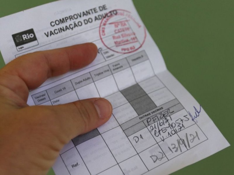 Imagem de Comprovante de vacinação agora pode ser acessado off-line