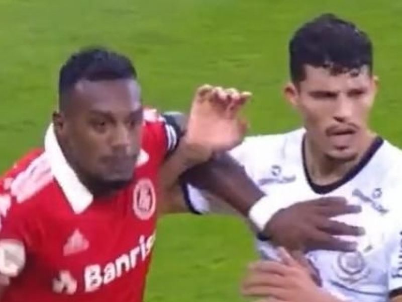 Imagem de Jogador do Corinthians é preso após chamar atleta do Inter de 'macaco' 