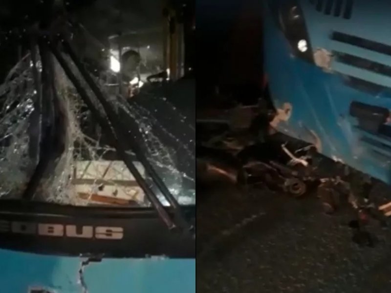 Imagem de Colisão entre ônibus e moto deixa um morto na BR-489, no extremo sul da BA