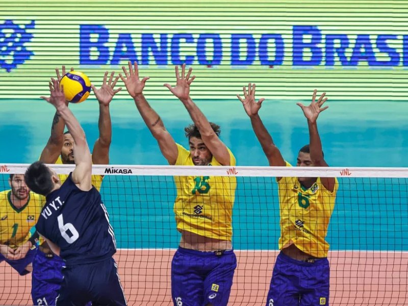 Imagem de Brasil perde para a China e encerra primeira etapa da Liga