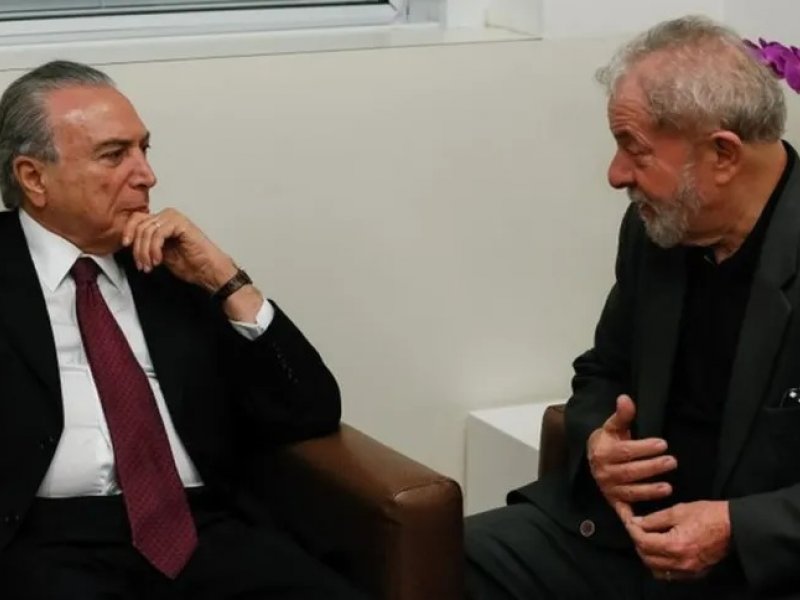 Imagem de Lula afirma que Temer foi um "equívoco" para o país