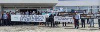 Imagem de Auditores fiscais fazem manifestação em frente a prédio da Receita Federal